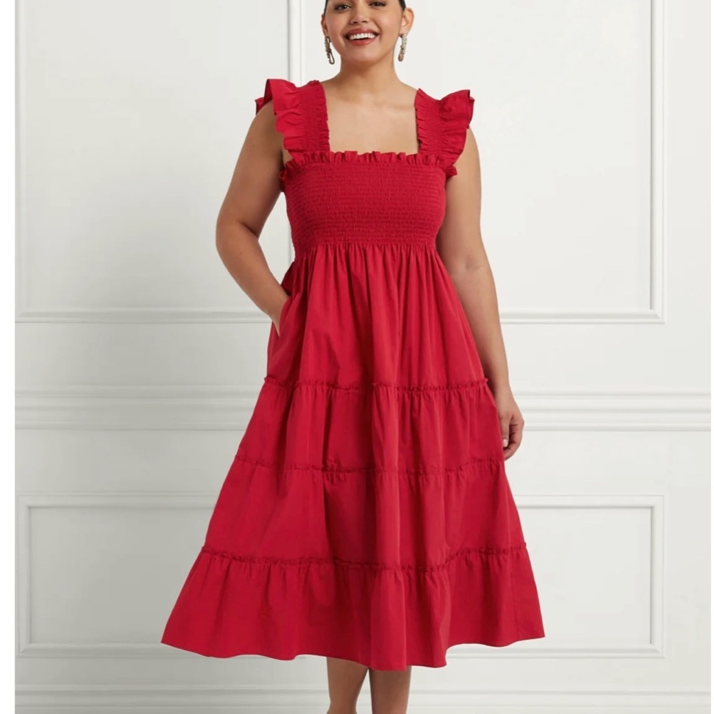 Hill House Nap Dress Size Medium, Red